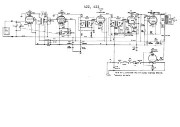 GE 423 schematic circuit diagram