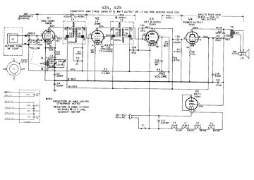 GE 424 schematic circuit diagram