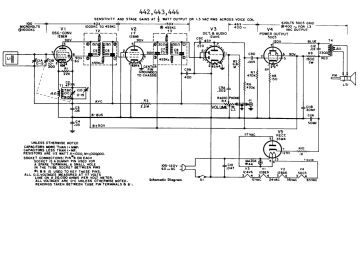 GE 442 schematic circuit diagram