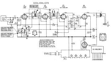 GE 455S schematic circuit diagram