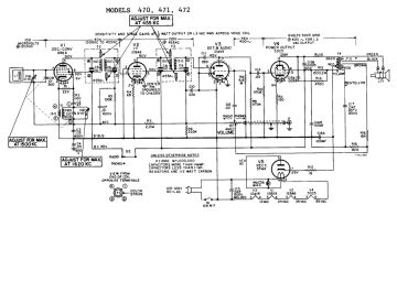 GE 470 schematic circuit diagram