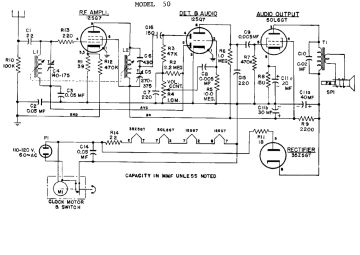 GE 50 schematic circuit diagram