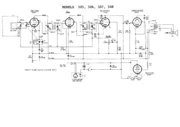 GE 507 schematic circuit diagram