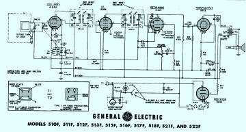 GE 511F schematic circuit diagram