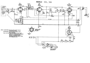 GE 556 schematic circuit diagram