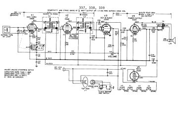 GE 558 schematic circuit diagram