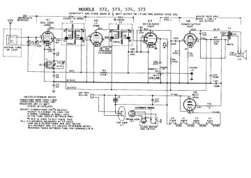 GE 575 schematic circuit diagram