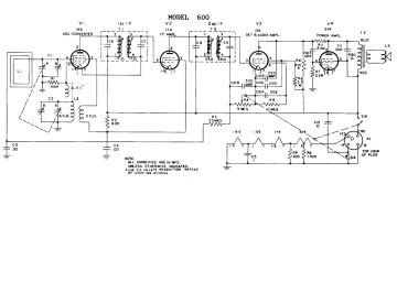 GE 600 schematic circuit diagram