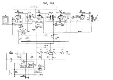 GE 608 schematic circuit diagram