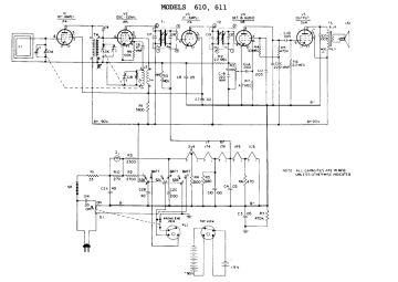 GE 610 schematic circuit diagram