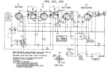 GE 620 schematic circuit diagram