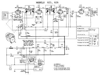 GE 625 schematic circuit diagram