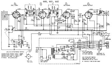 GE 680 schematic circuit diagram