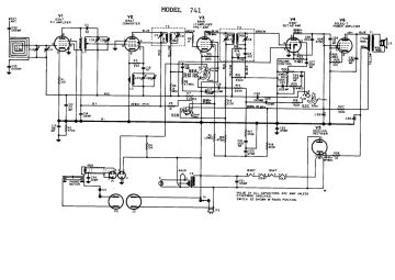 GE 741 schematic circuit diagram