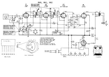 GE 861 schematic circuit diagram