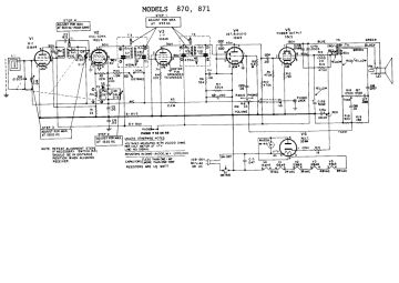 GE 870 schematic circuit diagram
