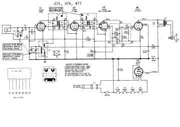GE 875 schematic circuit diagram