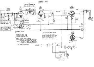 GE 895 schematic circuit diagram