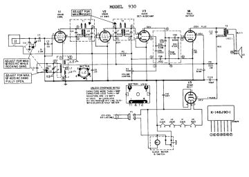 GE 930 schematic circuit diagram