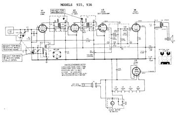 GE 936 schematic circuit diagram