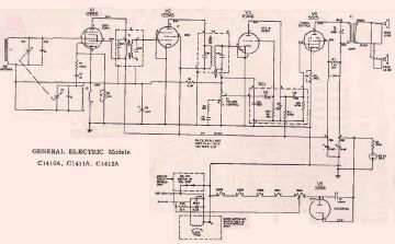 GE C1412A schematic circuit diagram