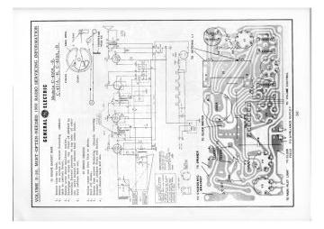 GE C452A schematic circuit diagram