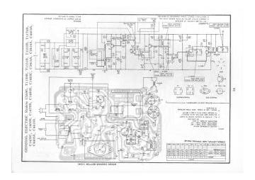 GE C1460B schematic circuit diagram