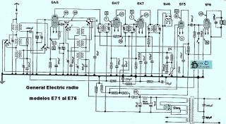 GE E72 schematic circuit diagram