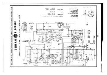 GE C540A schematic circuit diagram