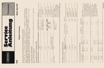 Service Manual-Anleitung für Grundig CS 155,RF 265 Stereo,Stereomeister 
