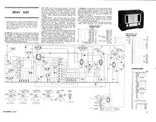 HMV 1119 schematic circuit diagram