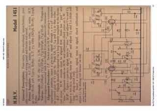 HMV 1451 schematic circuit diagram