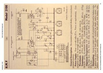 HMV 2108 schematic circuit diagram