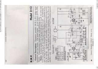 HMV 2112 schematic circuit diagram