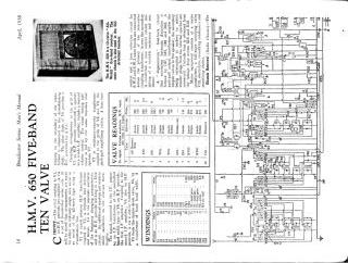 HMV 650 schematic circuit diagram