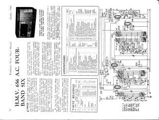 HMV 656 schematic circuit diagram