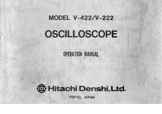 Hitachi-V422.Oscilloscope preview