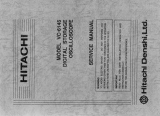 Hitachi-VC6145.Oscilloscope preview