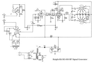 Allied KG650 schematic circuit diagram