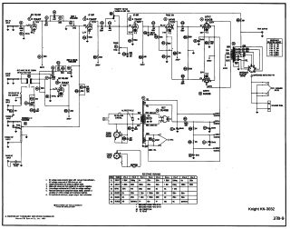 Allied KN3032 schematic circuit diagram