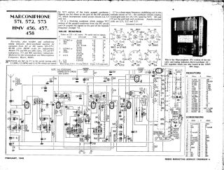 HMV 458 schematic circuit diagram