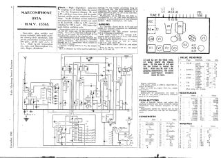 HMV 1351A schematic circuit diagram