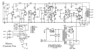 Masco CustomTen schematic circuit diagram
