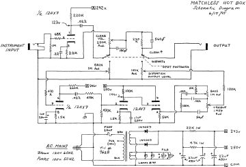 Matchless Hotbox schematic circuit diagram