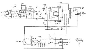 Matchless Lightning schematic circuit diagram