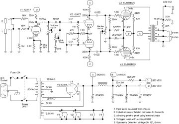Matchless Spitfire schematic circuit diagram