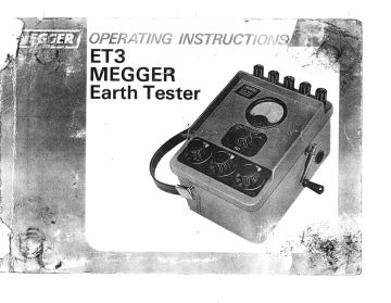 Megger_Thorn-ET2_ET3_ET5.UM.Meter preview