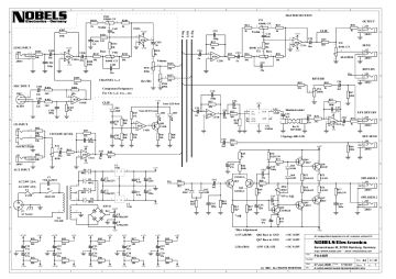 Nobels PA460R schematic circuit diagram