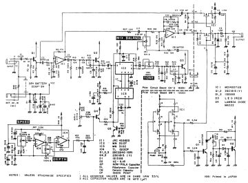 Pearl Chorus schematic circuit diagram