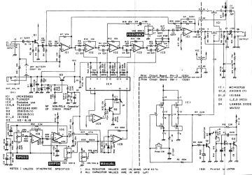 Pearl Phaser schematic circuit diagram